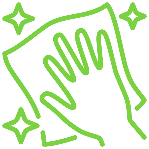 dusting and polishing icon