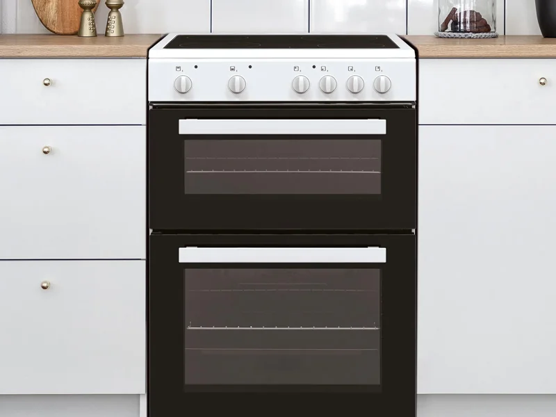 Professionally cleaned double oven